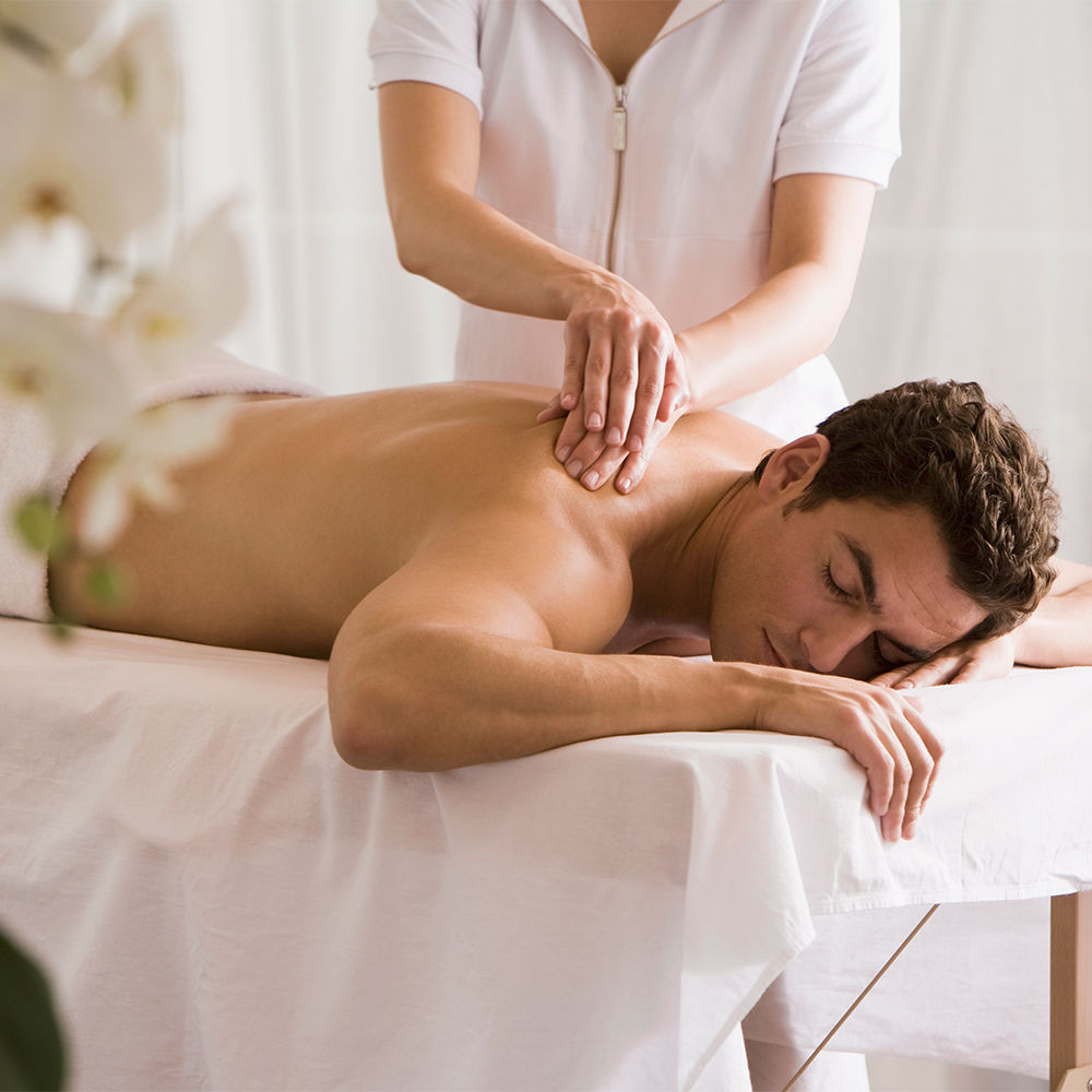 Warm oil massage